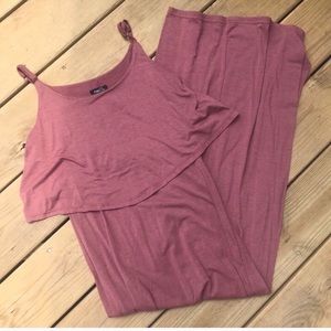 Dusty Rose Maxi Dress